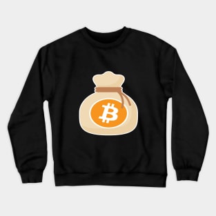 Bitcoin Money Bag Crewneck Sweatshirt